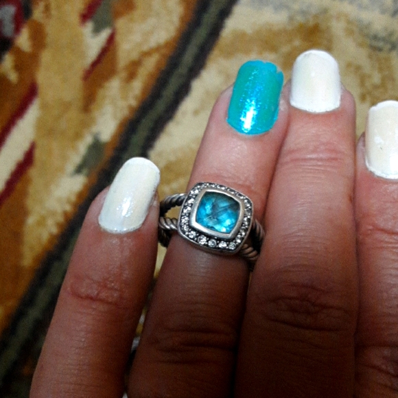 David Yurman Jewelry - David Yurman petite Albion ring with Diamnds